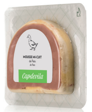 Paté mousse de pato Mi-Cuit, Capdevila 