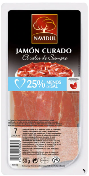 Lonchas Jamón Serrano, Navidul