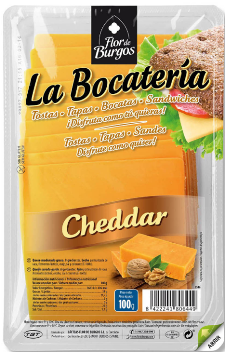 Lonchas Cheddar, La Bocatería 