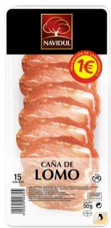 Lonchas caña de lomo, Navidul