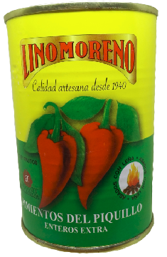 Pimientos Piquillo enteros extra Lino Moreno