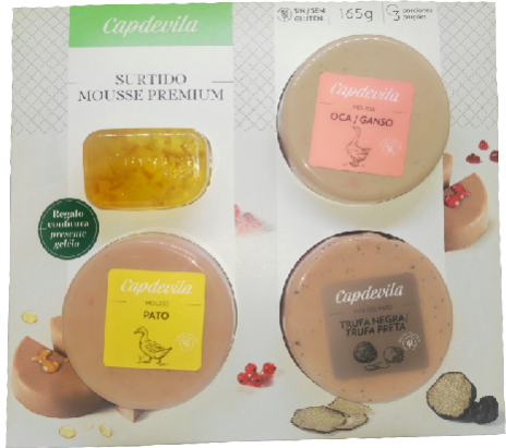 Surtido patés mousse premium, Capdevila