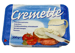 Queso crema Cremette